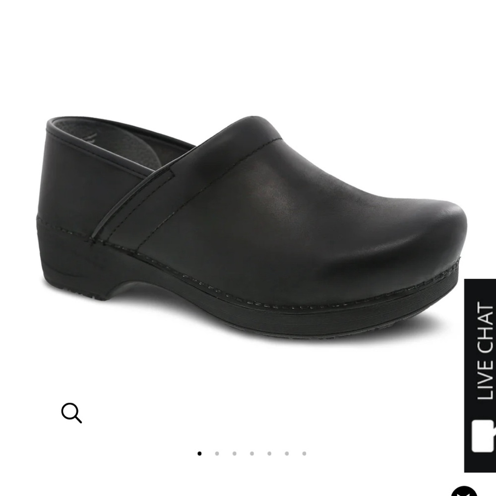 Men's Dansko Black Burnished Nubuck Clog